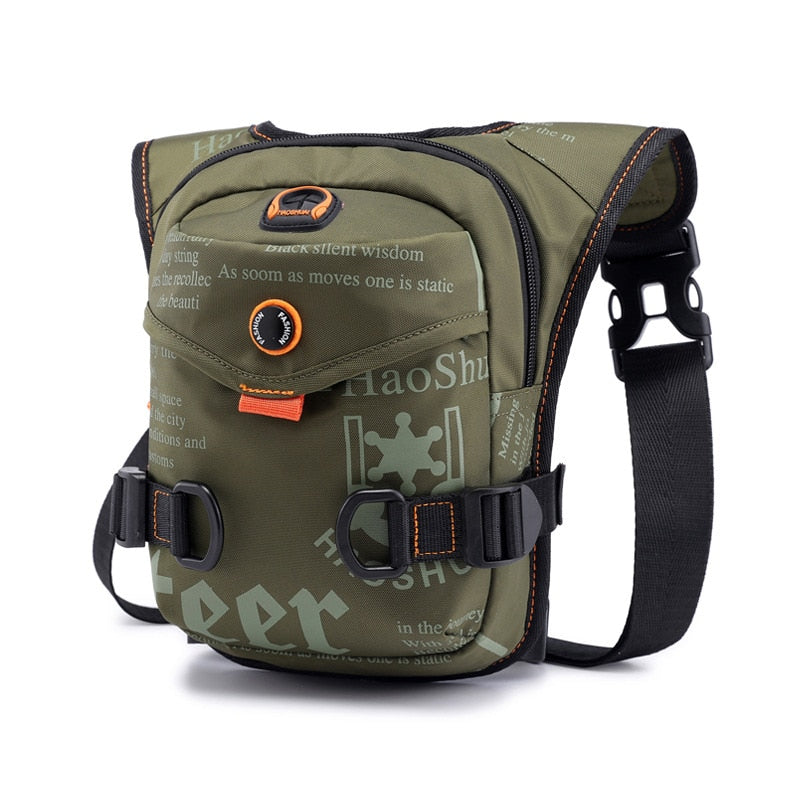 Men Waterproof Nylon Drop Leg Bags Thigh Hip Bum Belt Bag Waist Fanny Pack Boys