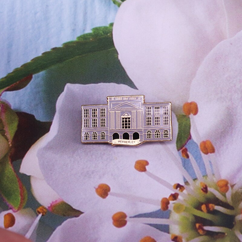 Pembery Manor Brooch Pride and Prejudice Literary Badge