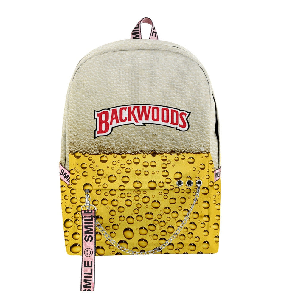 New Style BACKWOODS Beer Fashion 3D Backpack