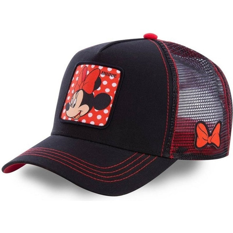 Baseball CapMesh Hat Summer Cartoon  Snapback For Women Men