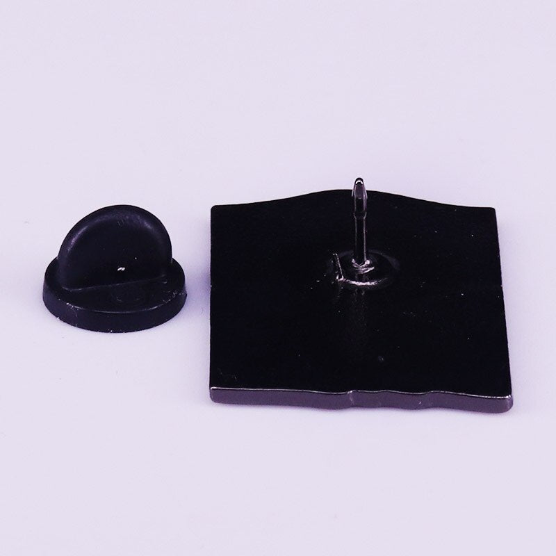 American Horror Movie Moonlight Light Panic Brooch Tombstone Badge
