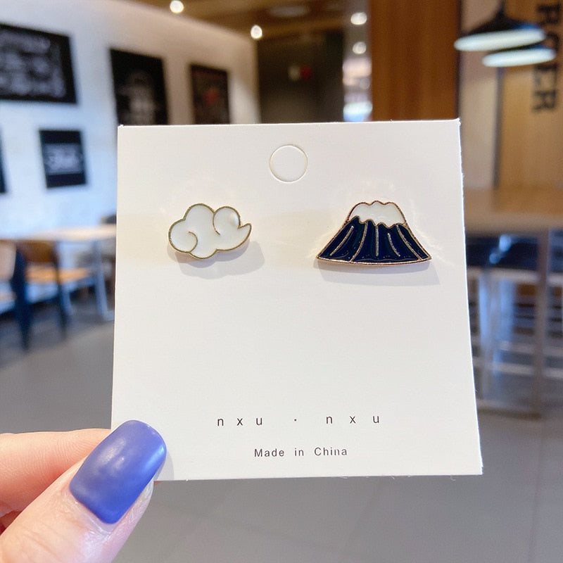 Fashion Rainbow Enamel Pin Cartoon Cute Fruits Food Mix Brooches Badges Backpack Lapel Pins Jewelry Gifts For Friends