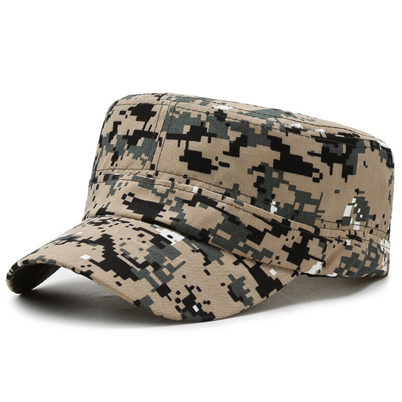 2021 Camouflage Baseball Cap Men/Tactical US Army/Marines/Navy/Cap Trucker Flat
