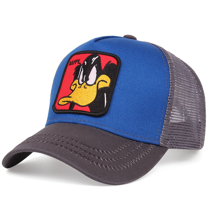 Baseball CapMesh Hat Summer Cartoon  Snapback For Women Men