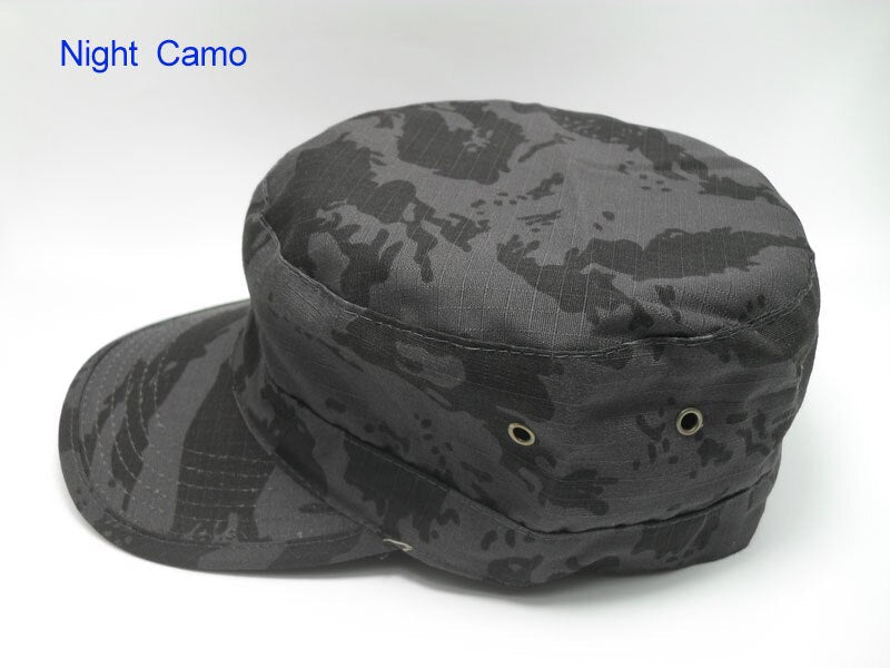58/59/60cm Army Camouflage Military Hats Shako High Quality Thickened Soldier Cap Workout Camping Hunting Hat KS02