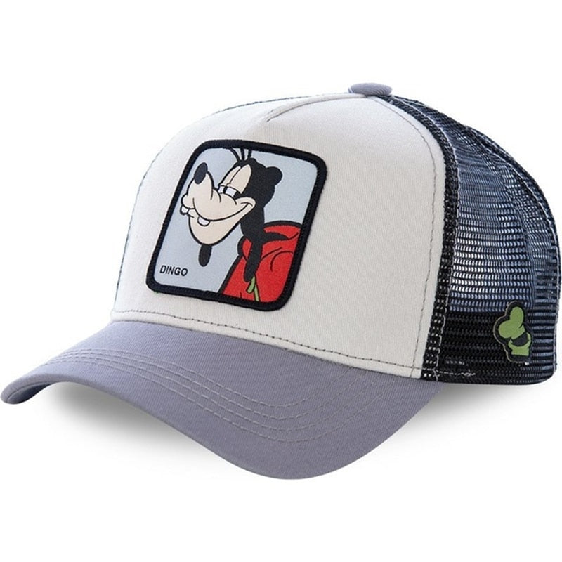 Baseball CapMesh Hat Summer Cartoon  Snapback For Women Men