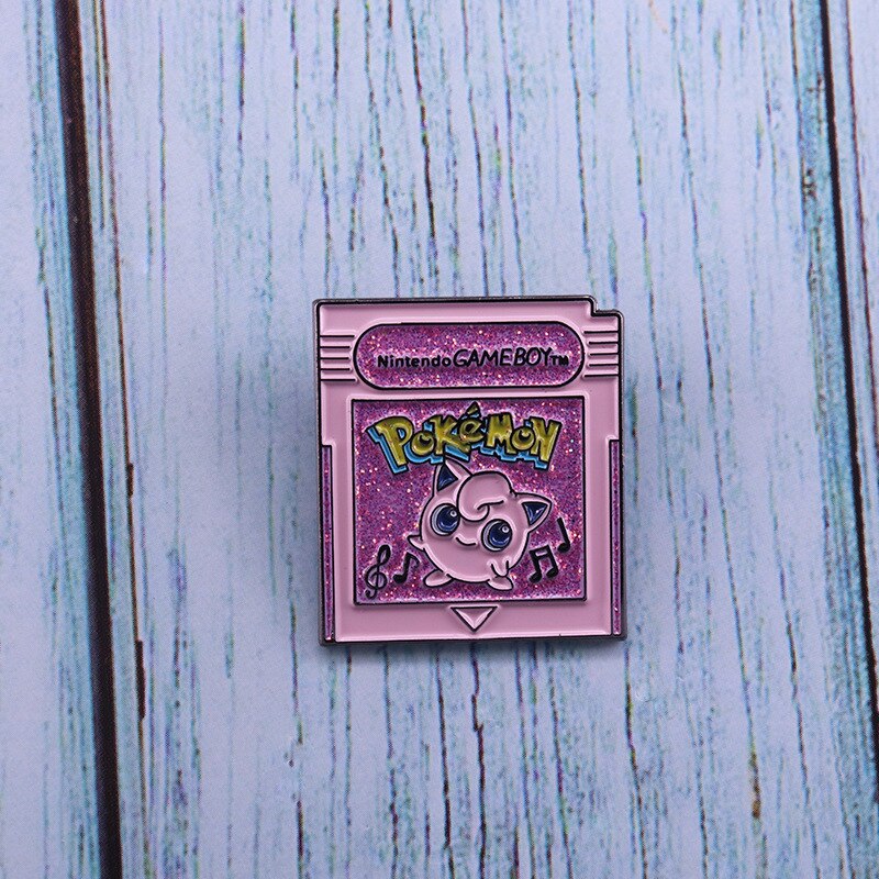 Cute cartoon fat Ding flash brooch version elf badge