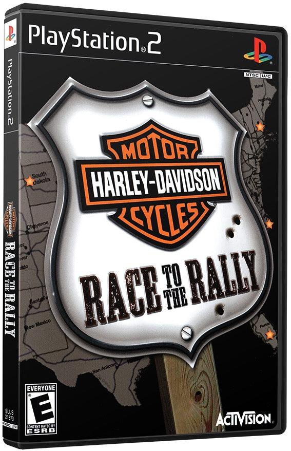 Harley-Davidson Motorcycles - Race to the Rally PS2 Sony Playstation 2 Used Video Game PS2