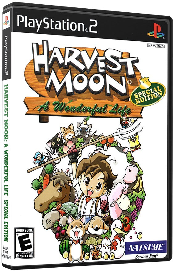 Harvest Moon - A Wonderful Life Special Edition PS2 Sony Playstation 2 Used Video Game PS2