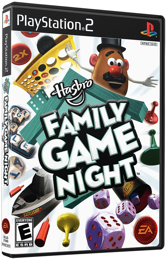 Hasbro Family Game Night PS2 Sony Playstation 2 Used Video Game PS2