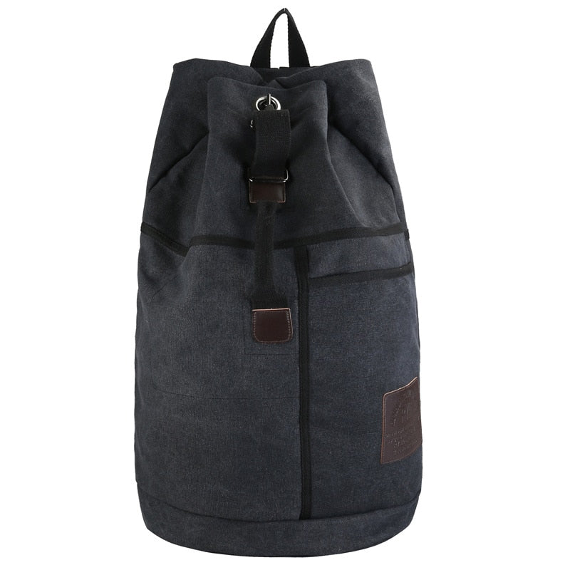 2021 New Large Capacity Travel Backpacks Male Luggage Canvas Bucket Shoulder Bag Man Travel Duffle Bags Men Rucksack Outdoor
