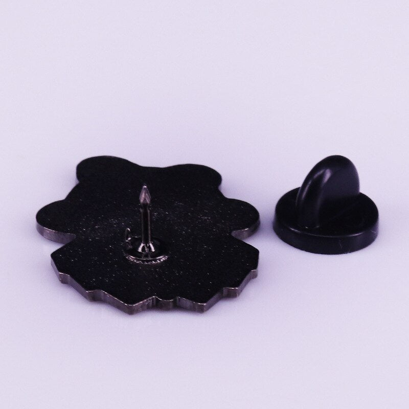 Fantasy Blue Crystal Edition Brooch Video Game Lovers Accessories Badge