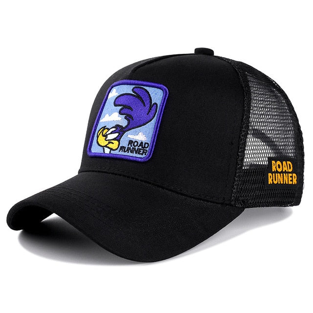 Baseball CapMesh Hat Summer Cartoon  Snapback For Women Men