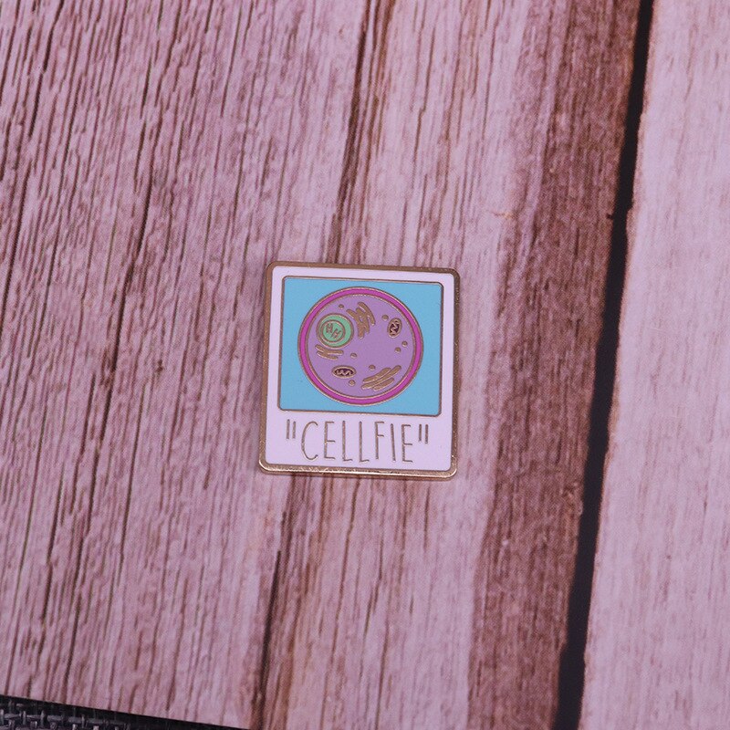 Cute Polaroid Cell Picture Brooch Cartoon Clothes Bag Accessories Decoration