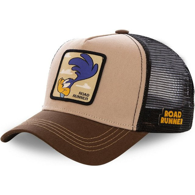 Baseball CapMesh Hat Summer Cartoon  Snapback For Women Men