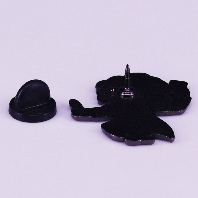 Dark knight clown brooch