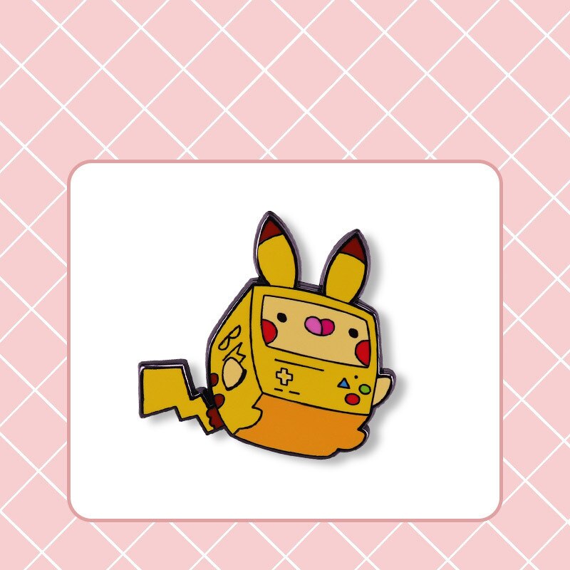 Cute cartoon BMO game console brooch cartoon adventure fun mix badge