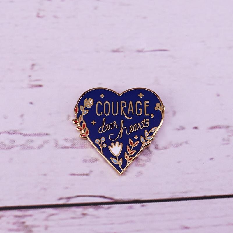C.S. Lewis Literature Cited Brooch Positively Encourage Badge