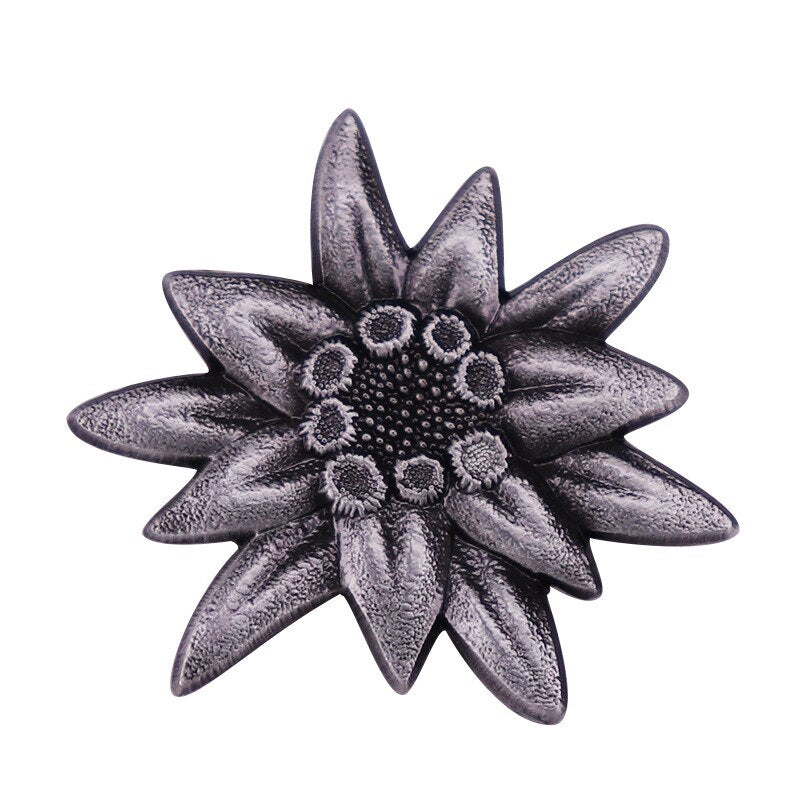 Vintage Edelweiss Brooch According to tradition, giving this flower to a loved one is a badge of loyalty and commitment