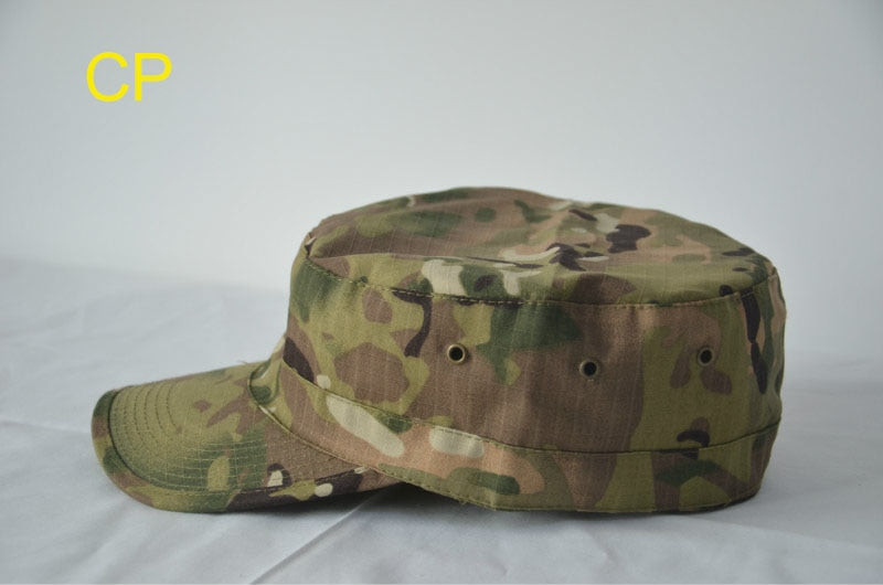 58/59/60cm Army Camouflage Military Hats Shako High Quality Thickened Soldier Cap Workout Camping Hunting Hat KS02