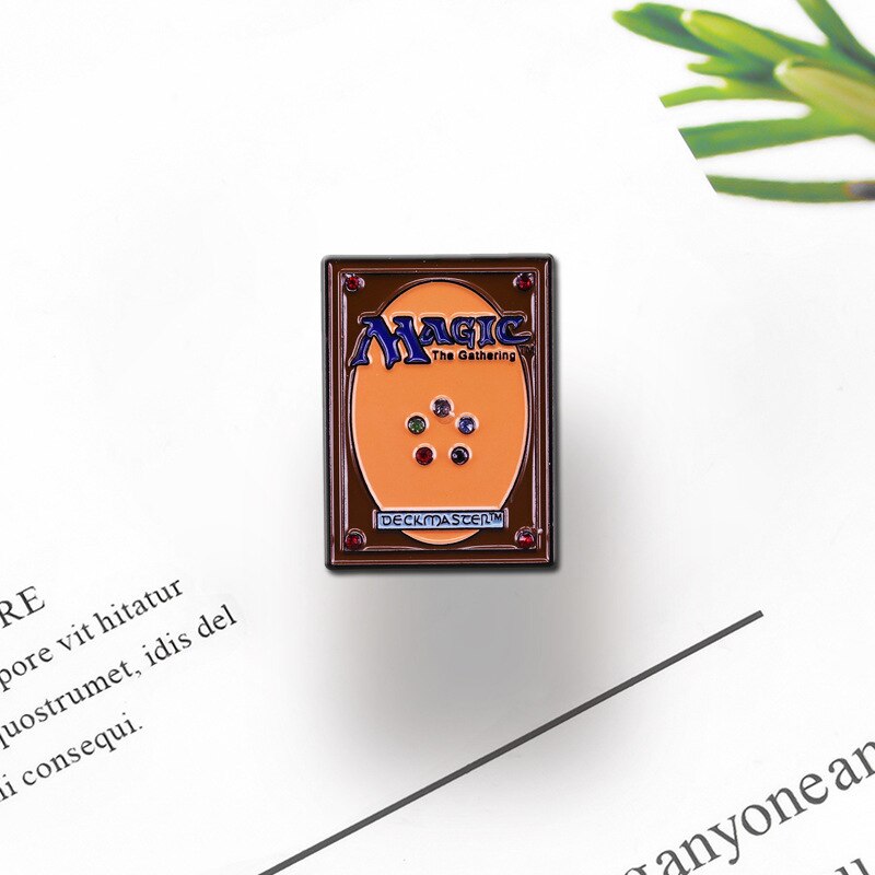Magic Cartoon Brooch sorcery Wind and Cloud Club Badge