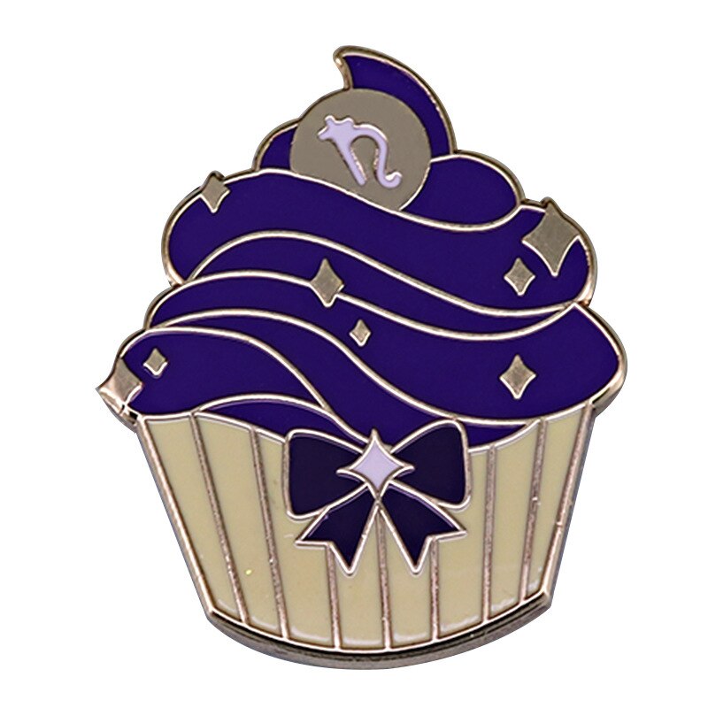 Cupcake Brooch Anime Pretty Cake Mix Badge