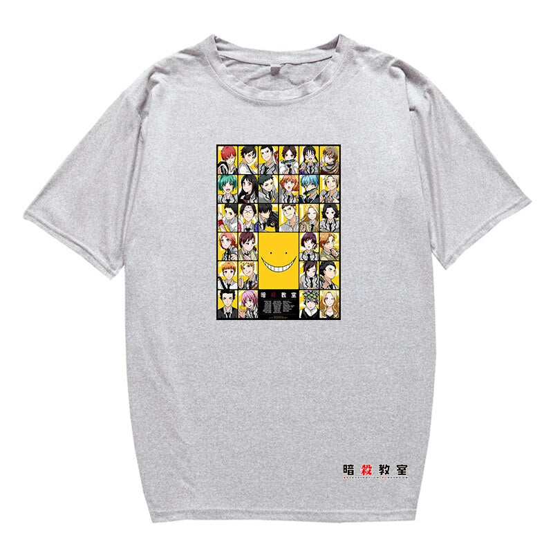 2020 Men's Clothing Summer New Anime Assassination Classroom Black shirt Cool Style Japan T-Shirt Size XS-4XL