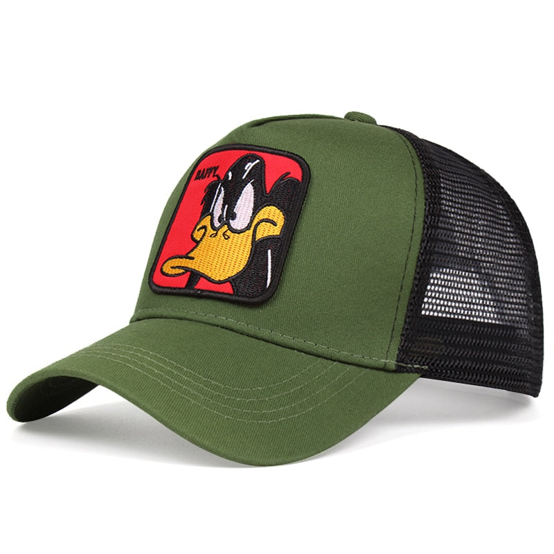 Baseball CapMesh Hat Summer Cartoon  Snapback For Women Men