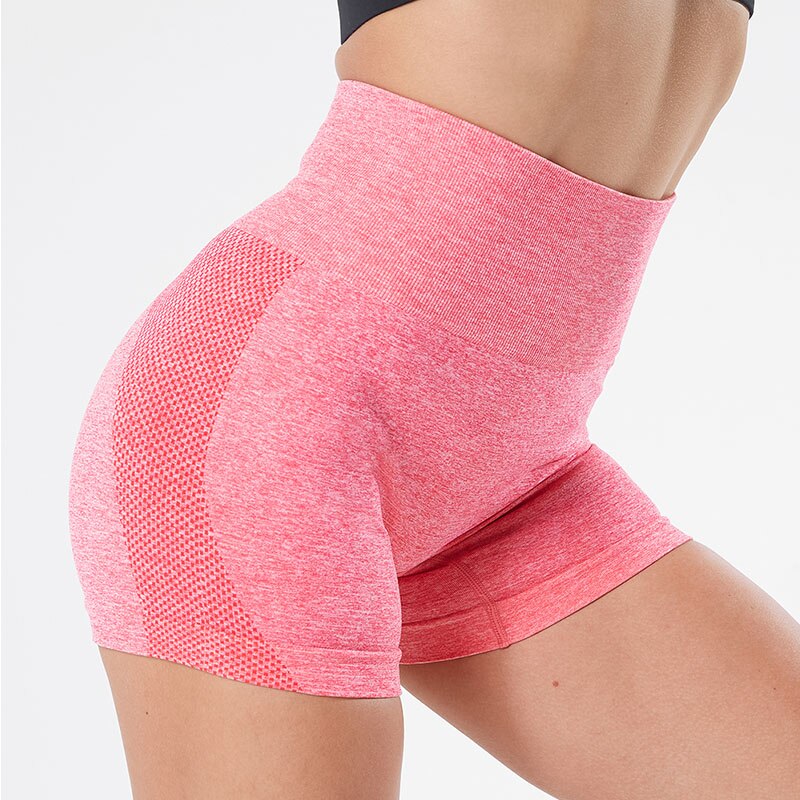 SALSPOR Fitness Yoga Shorts Women 2 pieces High Waist Push Up Gym Sportswear Workout Running Training Short
