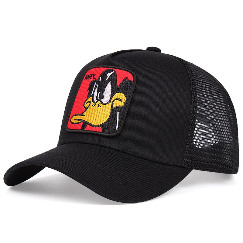 Baseball CapMesh Hat Summer Cartoon  Snapback For Women Men