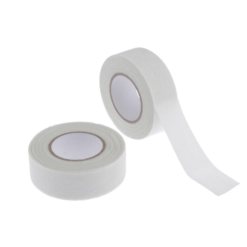 2 Rolls Cotton Cloth Ice Hockey Tape Adhesive Sticky Wrap Protective Gear 1 inch x 11 yards (Wide x Long)