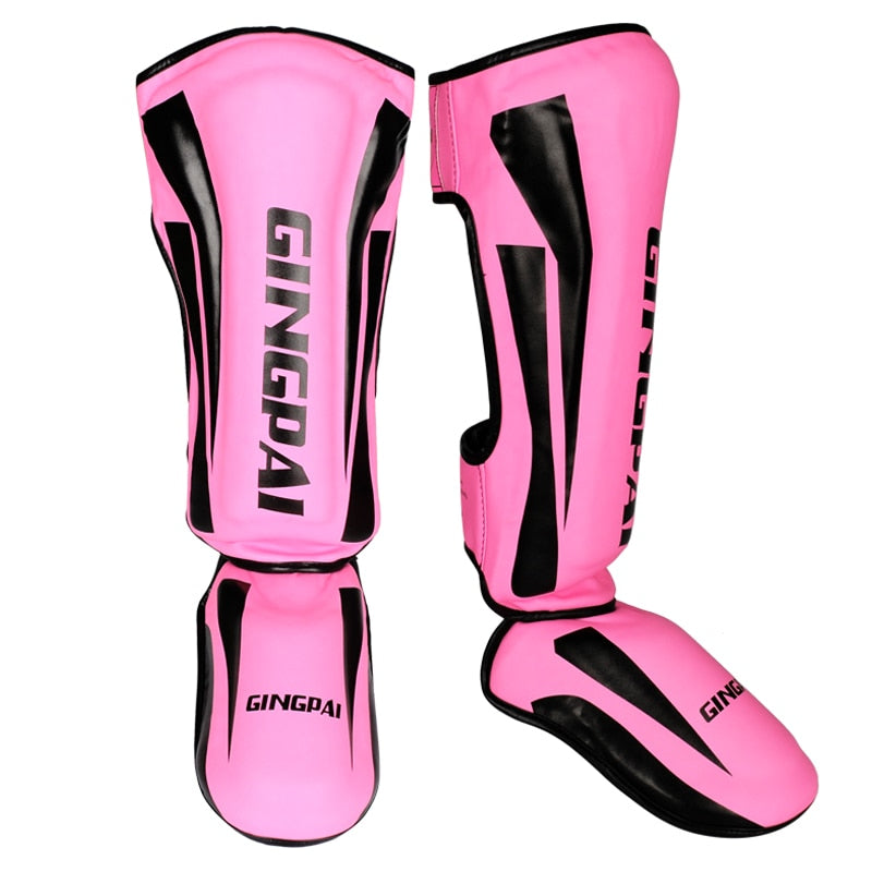 Youth/Adult MMA Boxing Leggings Calf Muay Thai Sanda Instep Training Game Ankle Protective Gear men women Mma Foot Shin guard