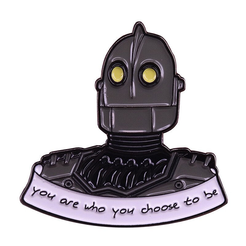 You are who you choose to be,Hero Animated Movie Brooch 90s Nostalgic Icon Badge