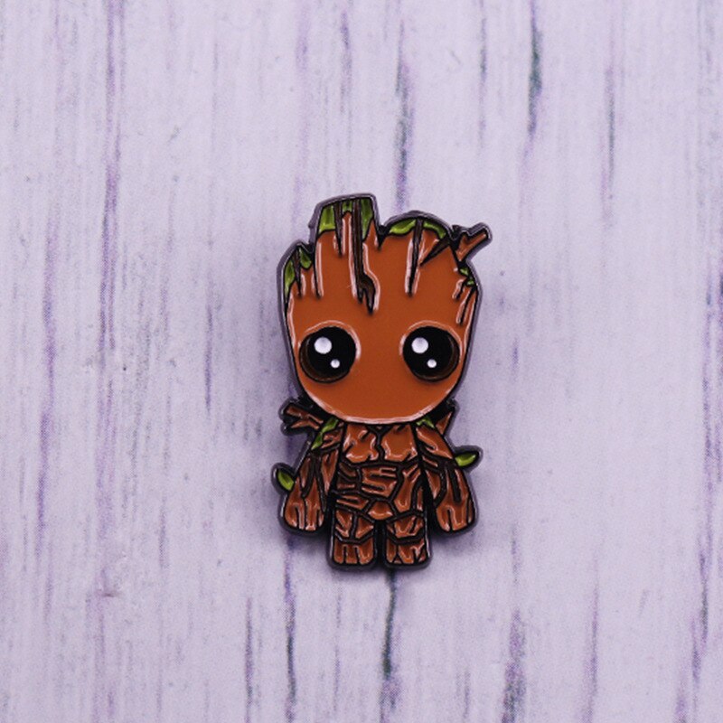 Cute Groot Baby Brooch