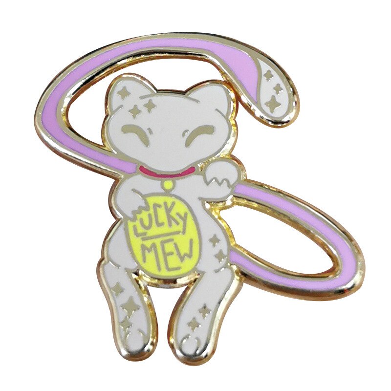 Fantasy Lucky Cat Brooch Cute Cartoon Accessories