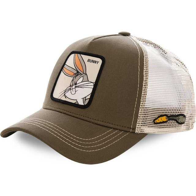 Baseball CapMesh Hat Summer Cartoon  Snapback For Women Men