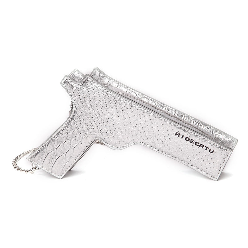 New Fashion Gun Design Women Purse Gun-shaped Bag Cool Small Messenger Bag