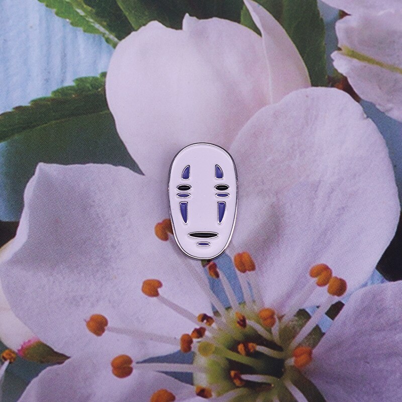 Faceless male Brooch fantasy adventure animation character inspiration Badge