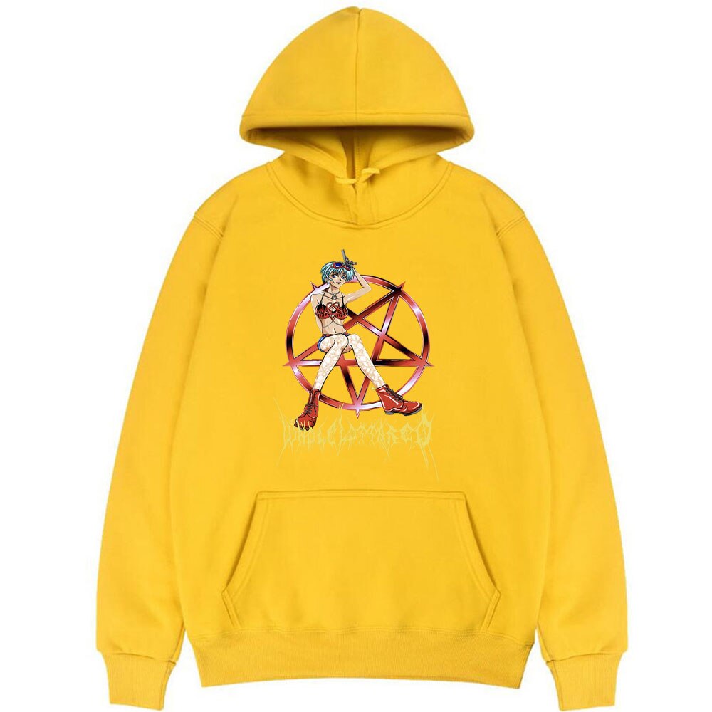 Playboi Carti WLR Whole Lotta Red Anime Hoodie Tops Men Cute Hoodies Fashion Harajuku Women Hoody Comfortable Cotton Sweatshirt