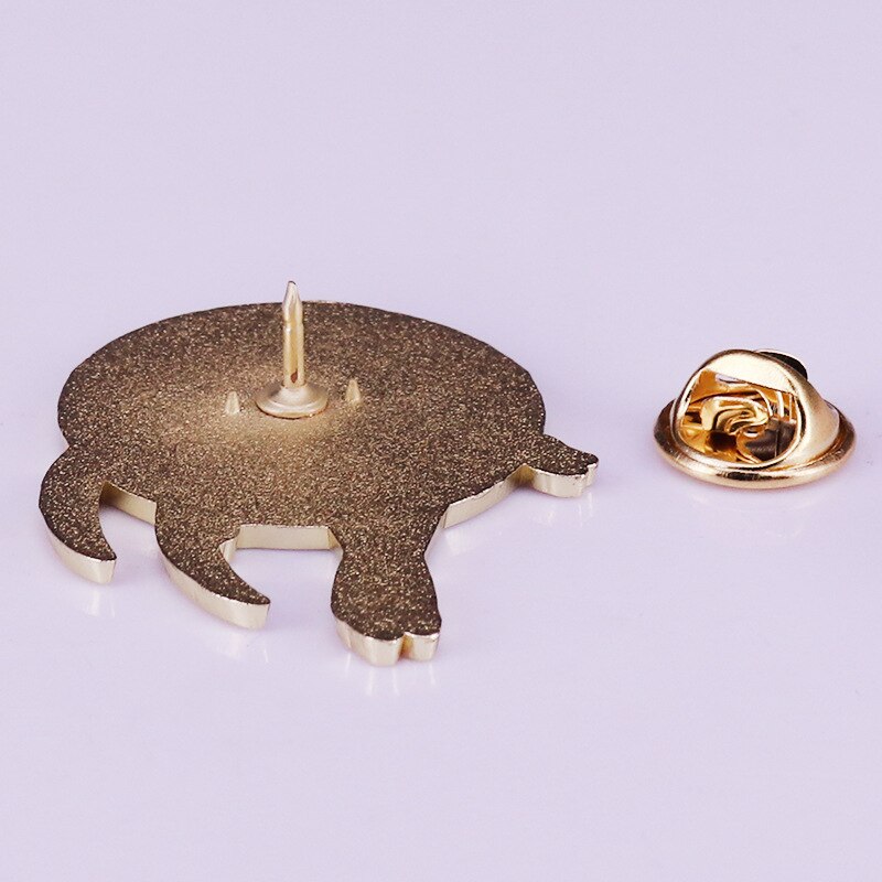 Beautiful cartoon transforming brooch moon prism power badge