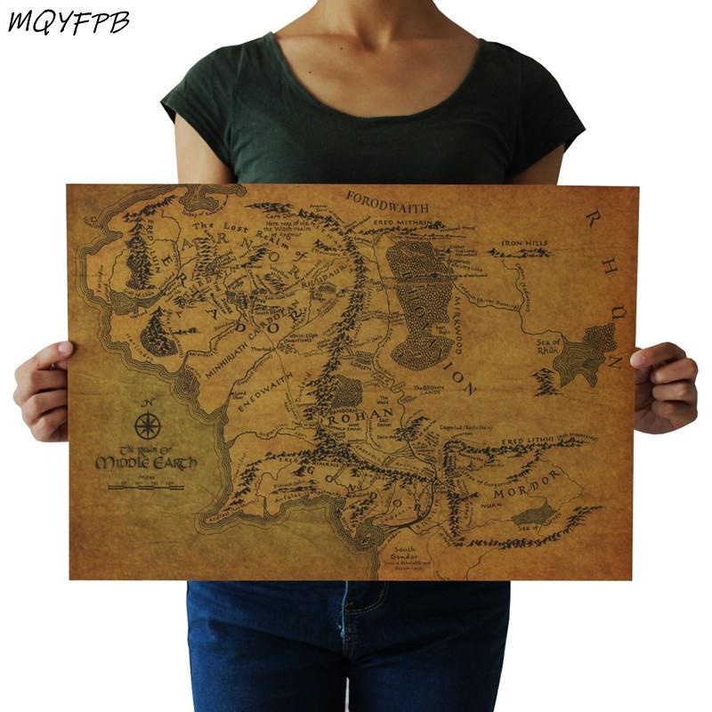 Kraft Movie Paper Poster Decoration Wall Sticker Household Products Print