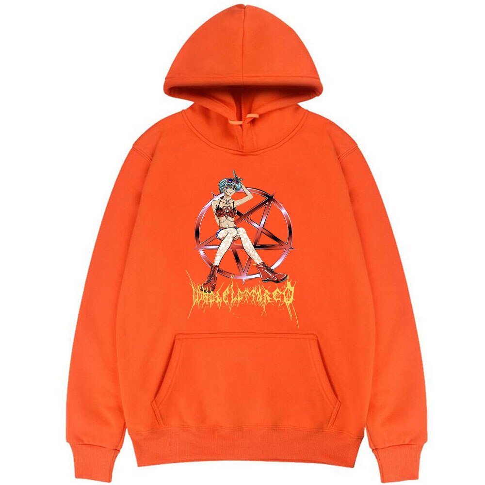 Playboi Carti WLR Whole Lotta Red Anime Hoodie Tops Men Cute Hoodies Fashion Harajuku Women Hoody Comfortable Cotton Sweatshirt
