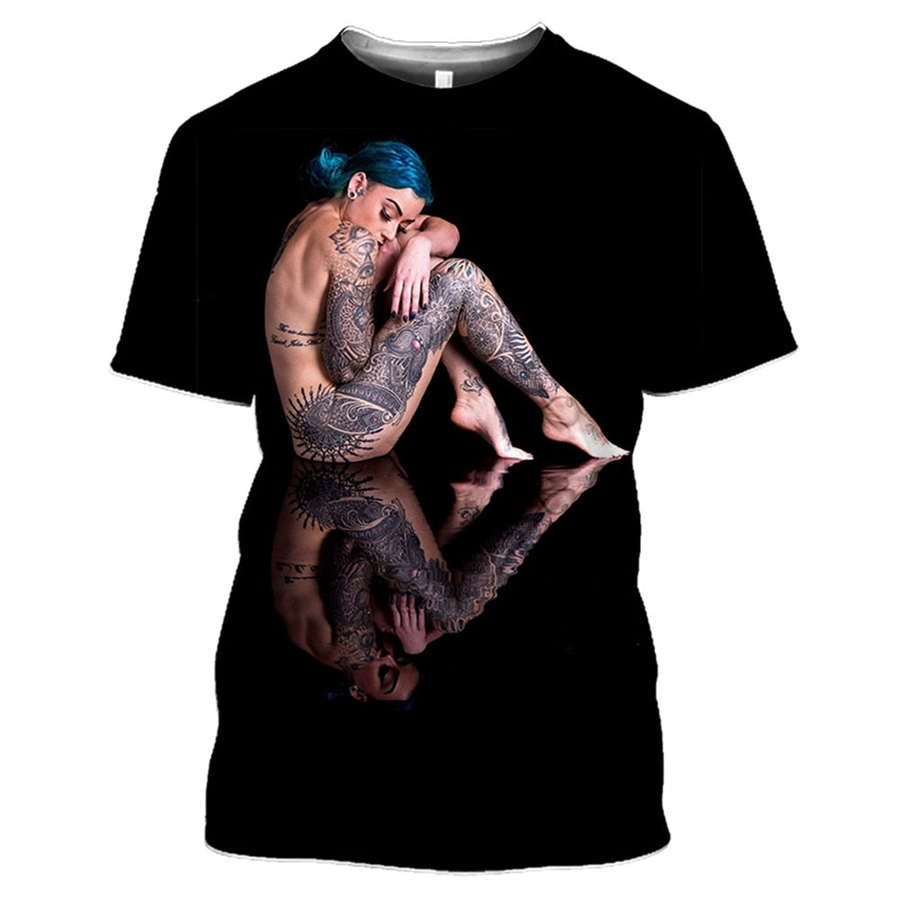 Unisex 3D Printed t shirt Men Women Sexy goddess Harajuku T Shirts men Fashion Casual Streetwear Hip hop O-neck T-Shirt Clothing