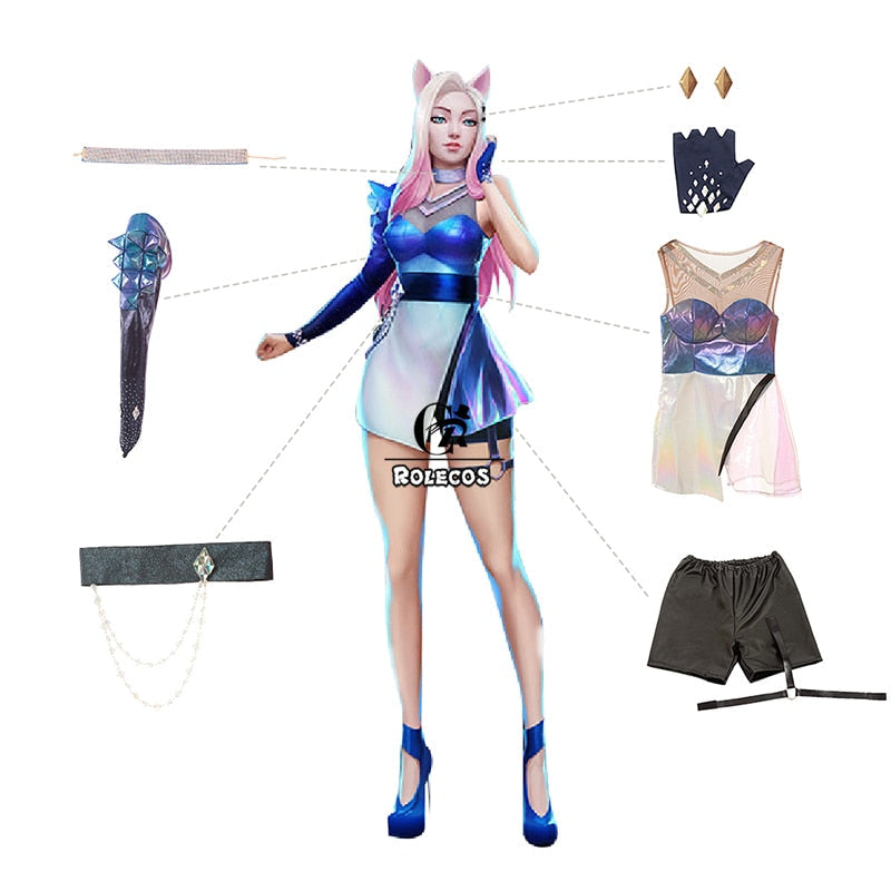 Ahri Cosplay Costume LOL Ahri Cosplay Full Set