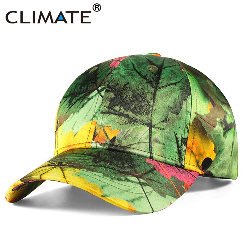 CLIAMTE 3D Forest Leaf Baseball Cap Camouflage Hunting Cap Outdoor Explore Pretend Hat Camouflage Baseball Hunting Shooting Cap