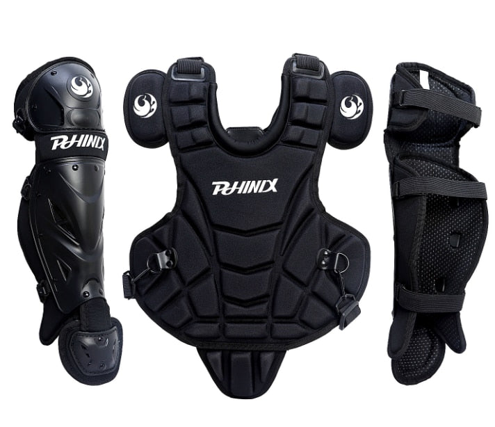 Outdoor baseball sports protective gear Anti-strike chest and knee pads Baseball catcher safety protective gear