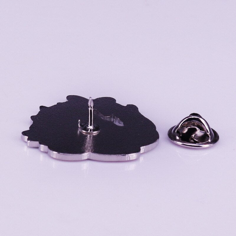 Cute Witch Cat Gigi Brooch Japanese Animation Movie Inspiration Badge