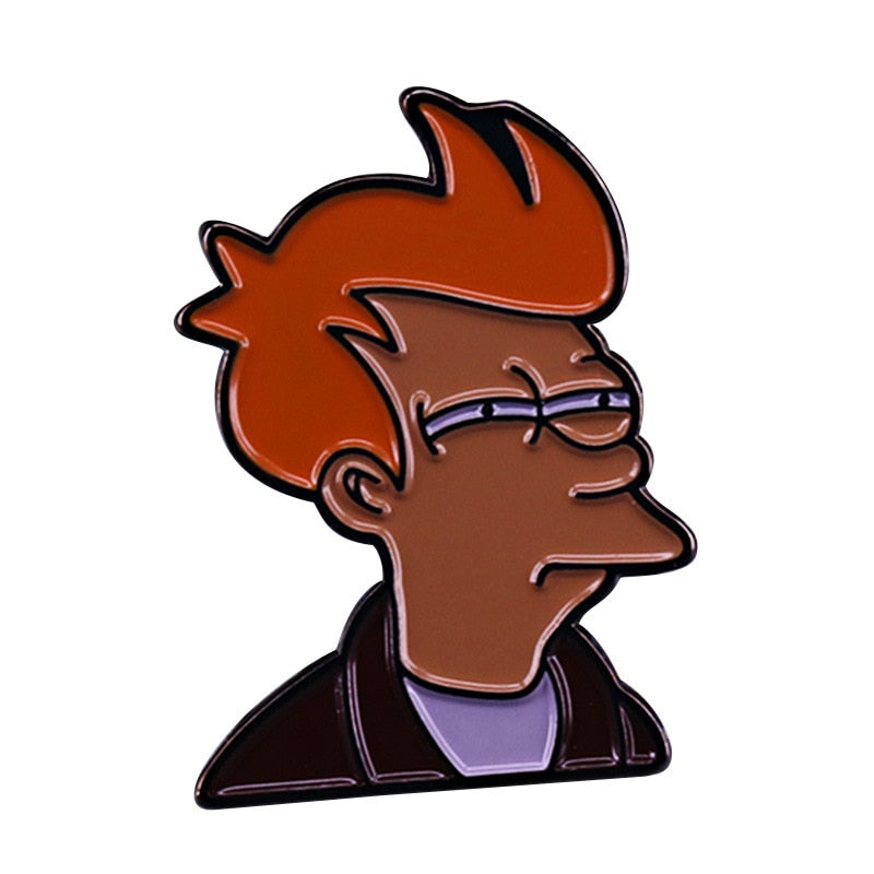 Anime character Frye brooch American comedy comics fly out of the future badge