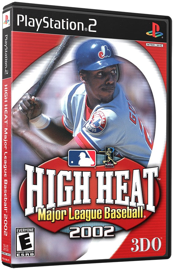 High Heat Major League Baseball 2002 PS2 Sony Playstation 2 Used Video Game PS2