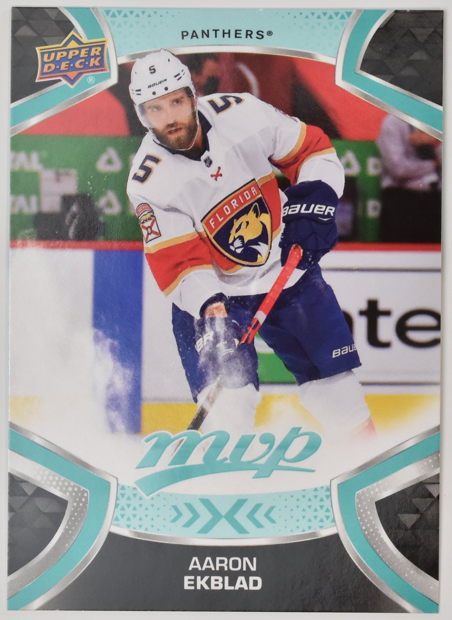Aaron Ekblad 85 Florida MVP NHL Hockey Card Upper Deck 2021-2022